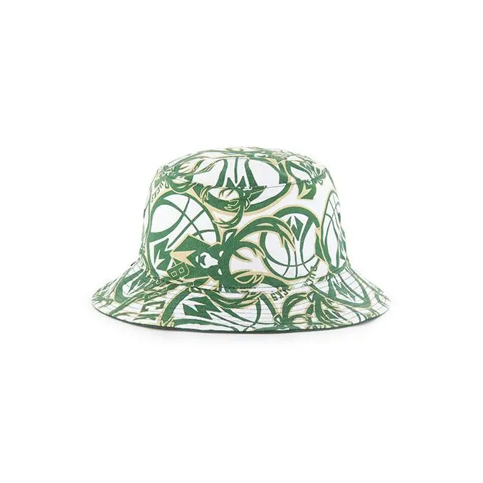 '47 Brand Brovado All Over Print Milwaukee Bucks Bucket Hat