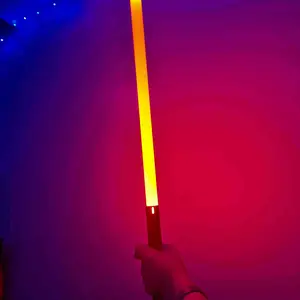 Lightsaber, 2-in-1 Double Bladed Light Sabers with Metal-Hilt, RGB Colors Sound Mode Changeable Sword-Force Dueling LightSaber, Rechargeable Lightsaber for Glow In The Dark Party, Boyfriend's Birthday Gift, Christmas Gift, New Year gift