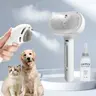 Pet Spray Hair Removal Comb, 1-piece pet hair brush, pet hair cleaning brush with shedding button, cat brush, dog brush, cat and dog beauty and massage comb, pet supplies