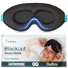 MyHalos 3D Blackout Sleep Mask - Lightweight Sleep Mask, Lash Friendly + Zero Eye Pressure | Calming Eye Mask for Deep Sleep