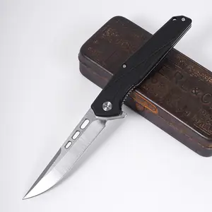 Men’s tactical folding knife EDC multifunctional outdoor knife, pocket knife, fruit knife, ergonomic handle, includes a back clip for easy carry, quick-open design, suitable for wilderness survival emergencies, camping, hiking, DIY, fishing