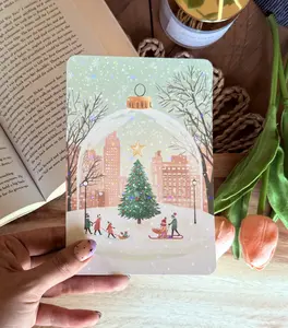 Christmas Kindle Insert Laminated Cardstock for Kindle Case, Holiday Holographic Kindle Paperwhite Insert