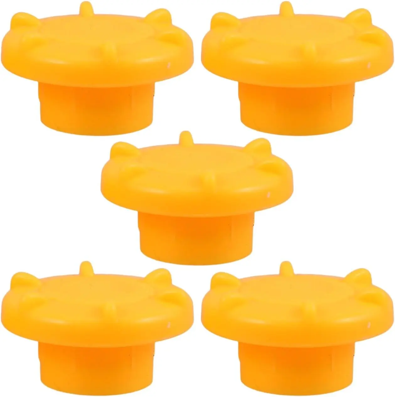 5Pcs Plastic Screw Caps Safety Nut Covers Replacement Parts for Kids Indoor Slide, Screw Protectors Compatible with Toddler Play Equipment 2.20X1.22X1.18In