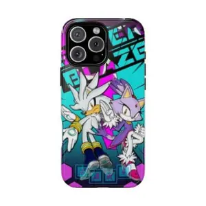 Silver and Blaze Dynamic Duo Phone Case, Universe Fan Art Design