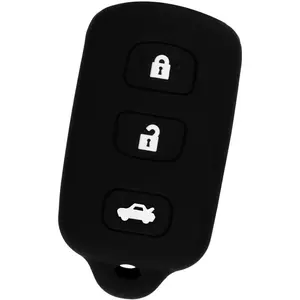 Key Fob Shell Cover Soft Rubber Case For Toyota Avalon,Camry,Solara,Matrix,Vibe,GQ43VT14T,HYQ12BAN