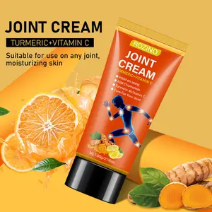 ROZINO Turmeric & Vitamin C Joint Cream for Joints Moisturizing Non-Sticky Multipurpose Formula with Turmeric Vitamin C Rosemary Oil for Elbow Shoulder Knee