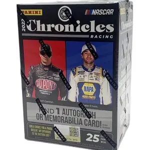 Panini 2022 NASCAR Chronicles Auto Racing Trading Card Blaster Box - 5 Packs, Chance to Discover Autograph or Memorabilia Card, Includes Jeff Gordon & Chase Elliott