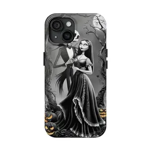 Nightmare before Christmas Phone case, Skelling ton, Halloween, Jack & Sally, Phone Cover for iPhone 16, Samsung, Pixel