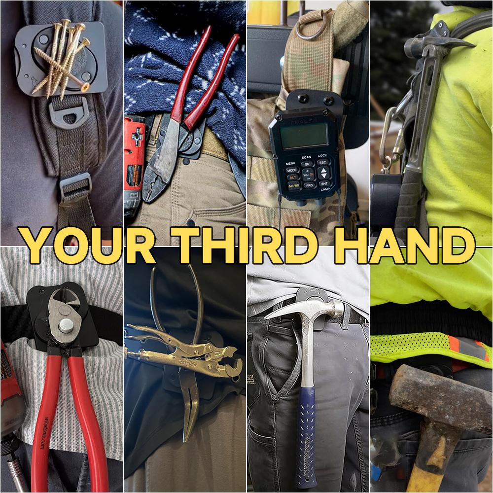 Magnetic tool holder - strong clip-in belt magnetic leather case