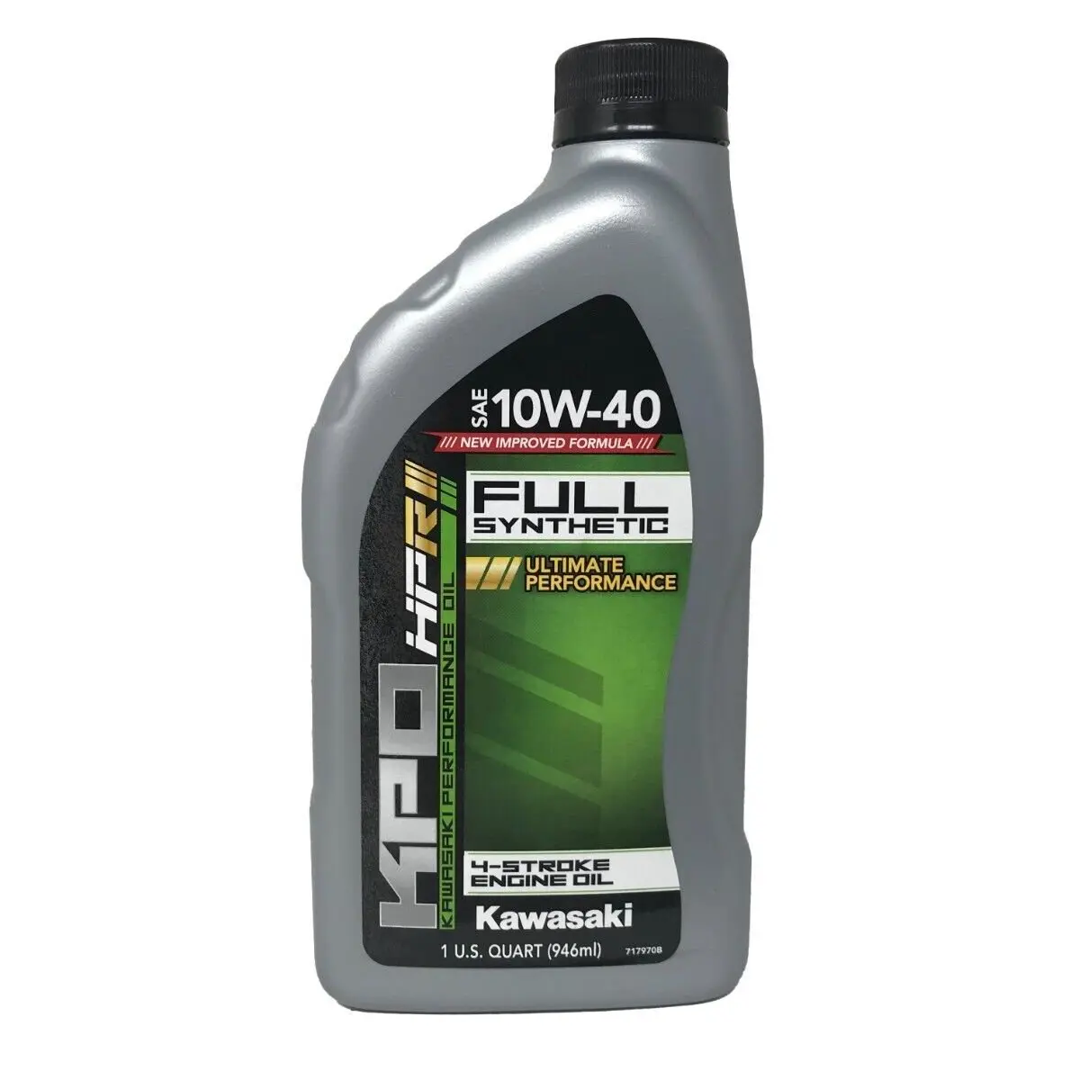 Kawasaki Genuine OEM KPO Full Synthetic 10W-40 Oil Quart K61021-500-01Q - 6 Pack