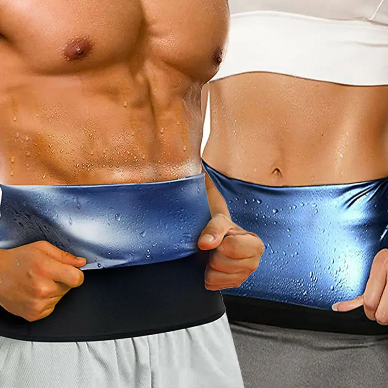 CATTIBOR 1/2 Pack Menswear and Women Men's Soild Color Waist Cincher,Men Sport Belts High Stretch Comfortable Tummy Control,Sauna Sweat Belt Workout Belt for Running Trainning GYM Belt Shapewear Menswear and Women Underwear