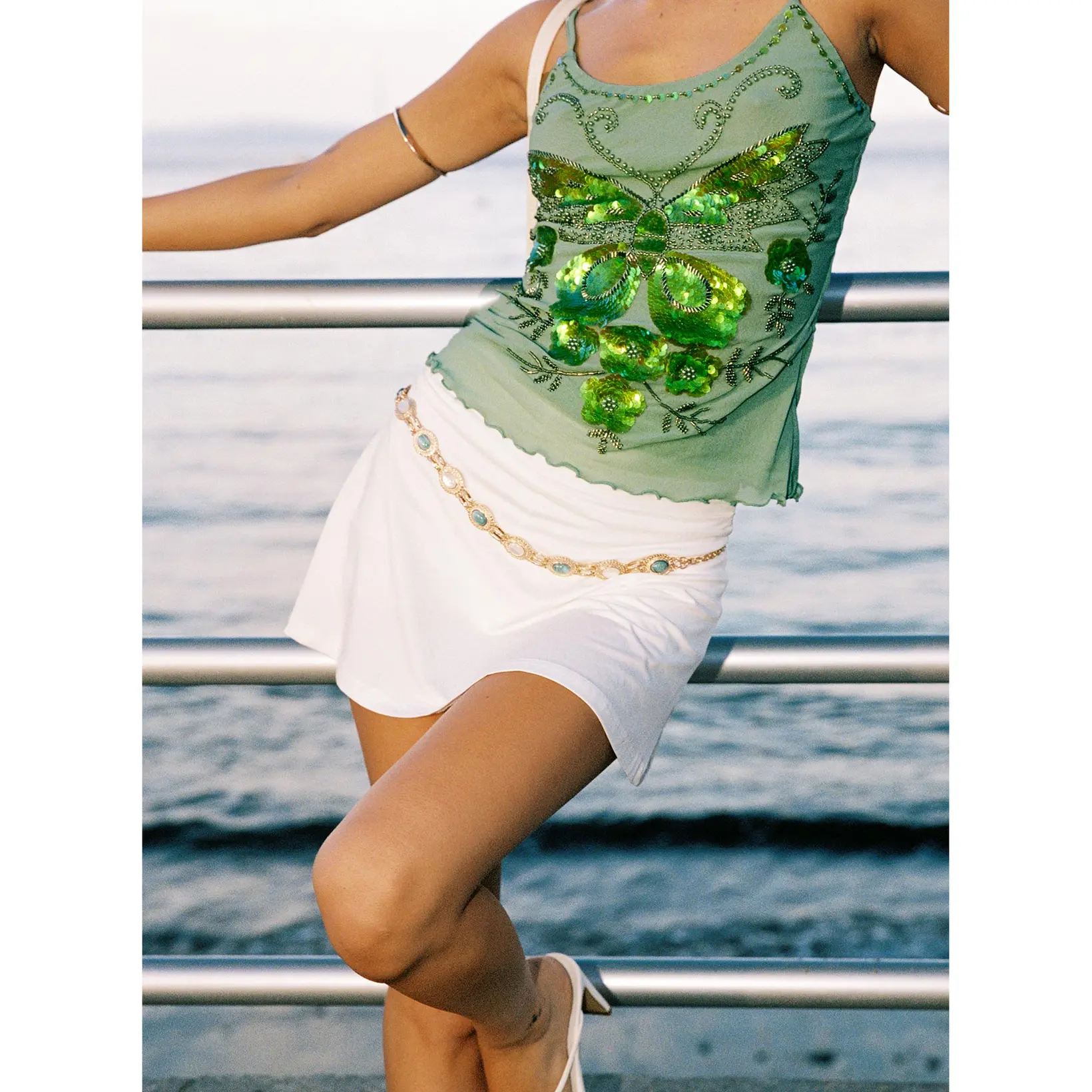 Girlie Mini Skirt White