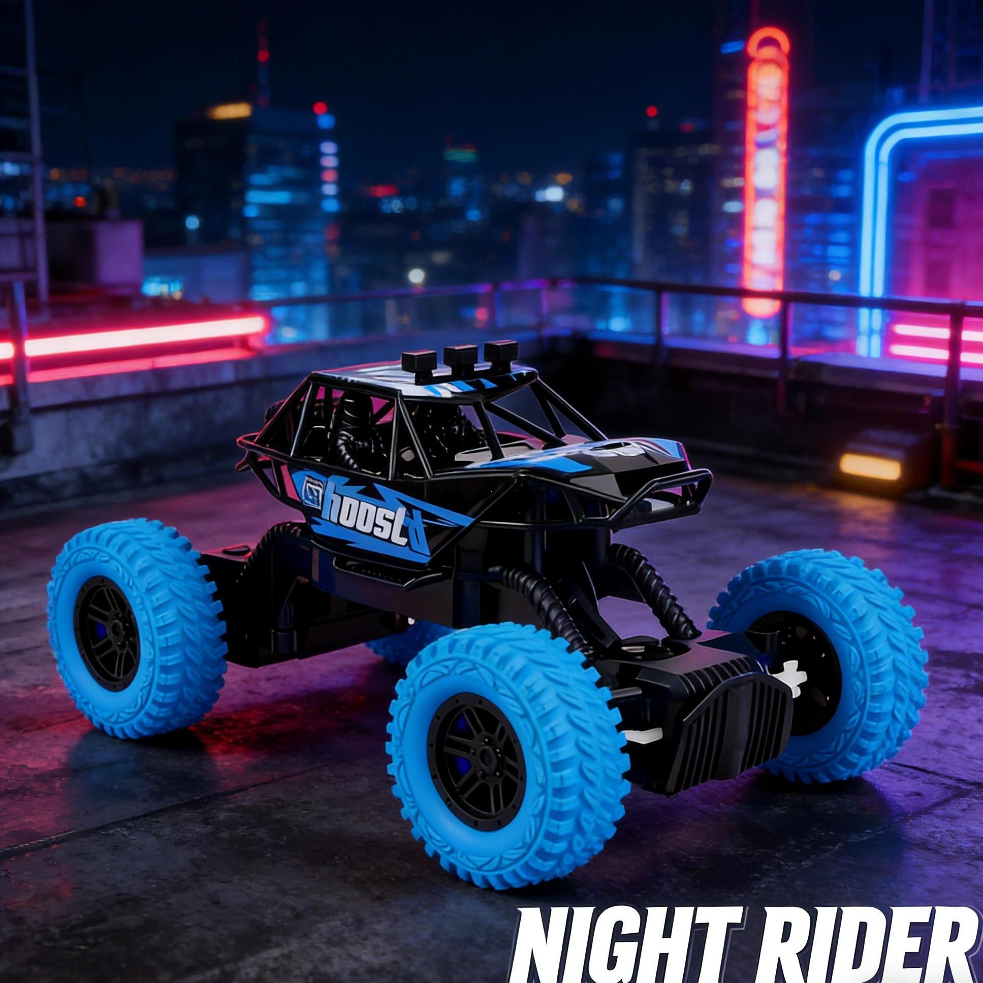 Blue Tires 4WD RC Crawler, All-Terrain Remote Control Vehicle,Fun Toy Gift for Kids' Birthday, Easter, Carnival, Holiday,Graduation gift