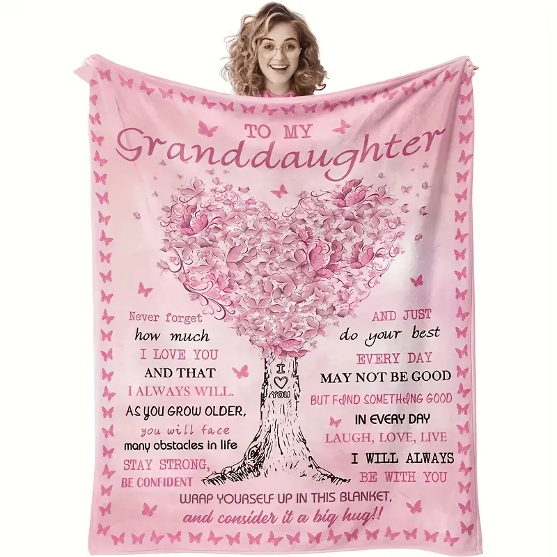 Soft Polyester Fiber, All Seasons Comfort, Machine Washable, Plain Weave, Ideal for Nap, Sofa, Bed, Office, Camping, Home Decor, Holiday Gift