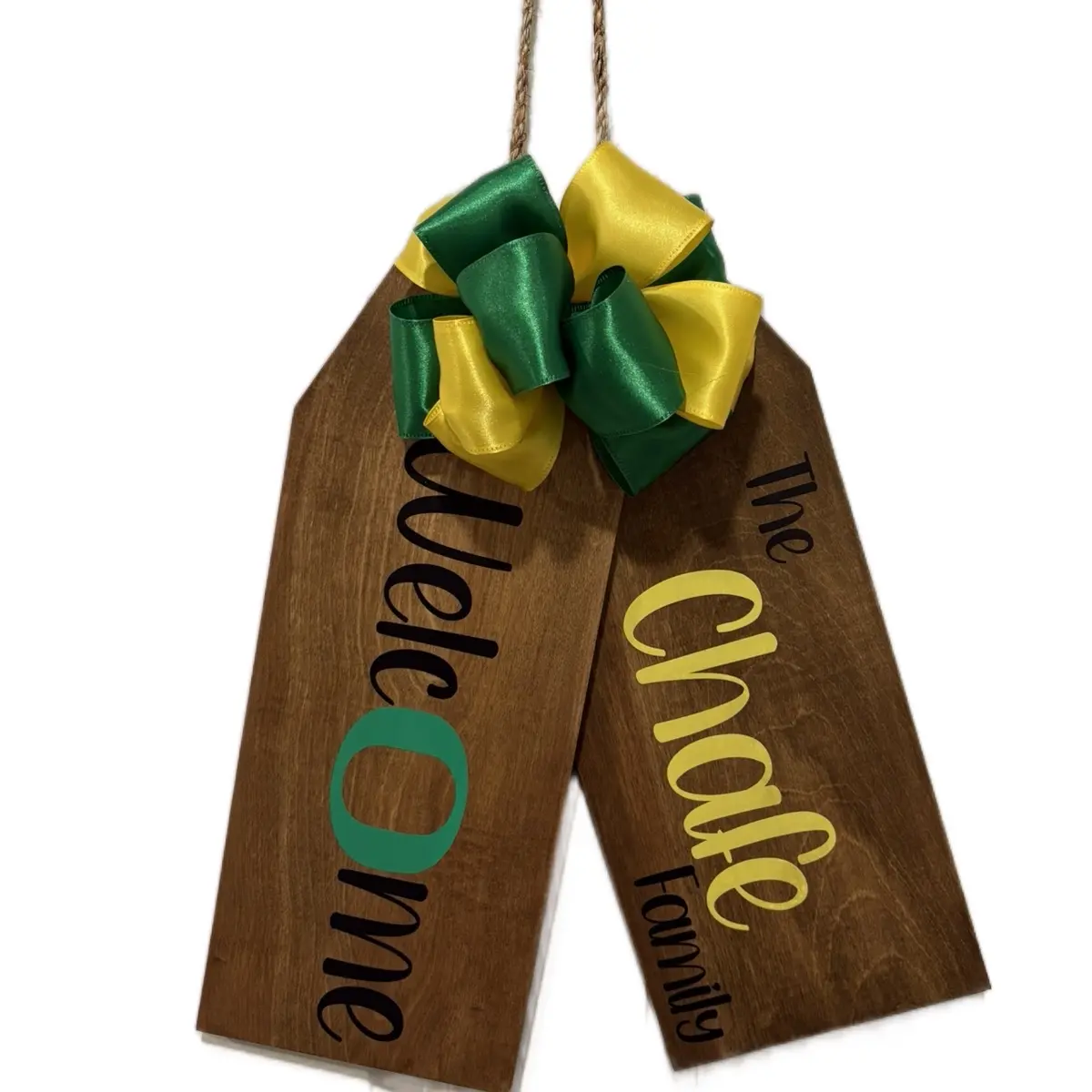 Personalized University of Oregon Welcome sign