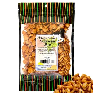 Traditional Supreme Mix Arare Rice Crackers, Mochi Crunch Snack Mix, Sweet, Salty & Umami Flavor, Crunchy Snack, 9 Ounce