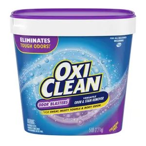 OxiClean Versatile Odor Blasters Powder Container, 5 lb Household Cleaner for Clothes, Laundry Stain and Odor Removal