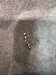 Lightening Bolt CZ Charm