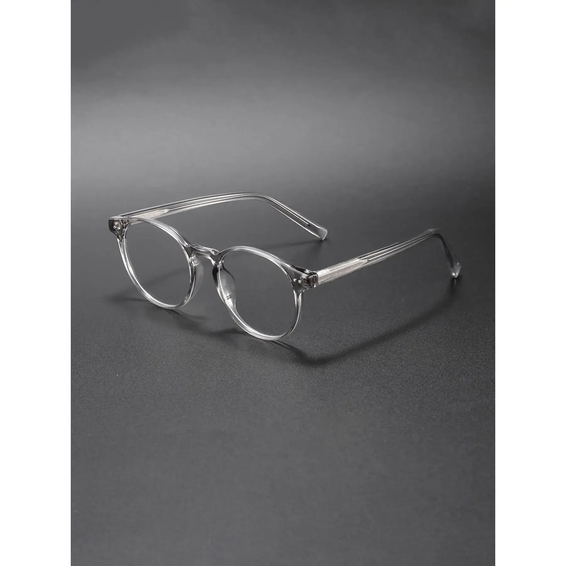 Unisex Tr90 Anti-Blue Light Glasses, Round Frame Design, Casual Style, Perfect for Travel Beach Cycling Music Festivals Gifts