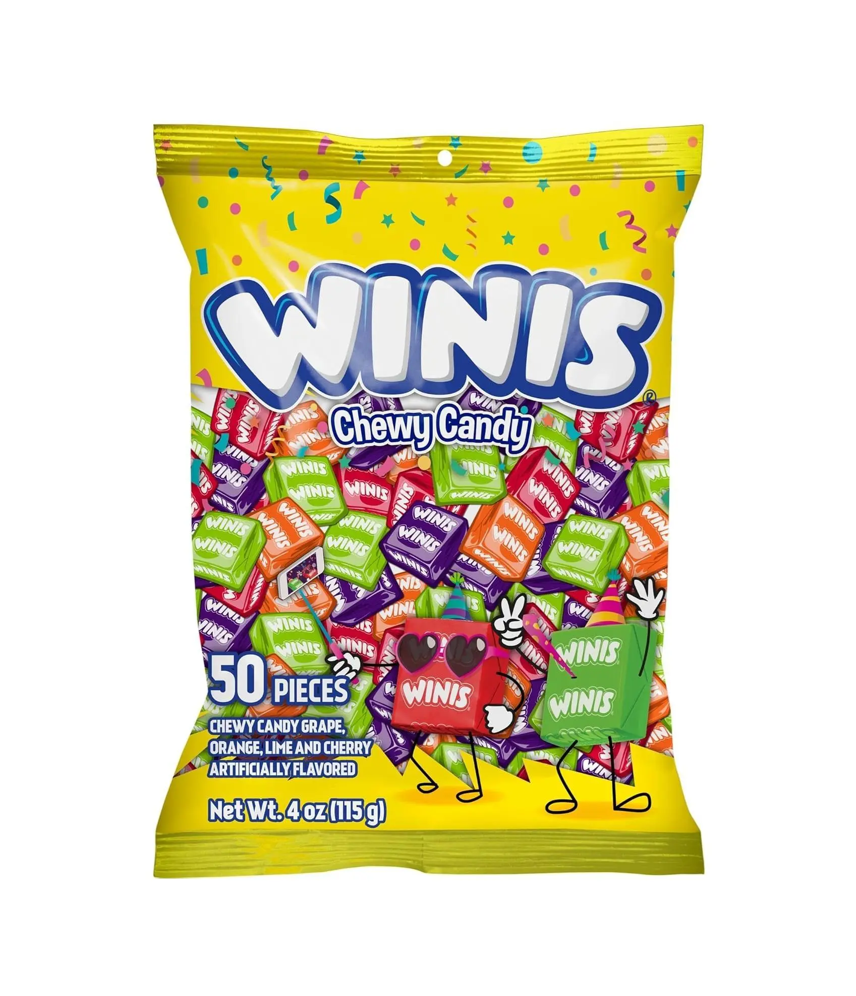 Chewy Candy Winis Original Variety Bag – Taffy individually wrapped pieces Assorted Easter Mix