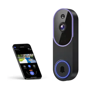 Wireless Wi-Fi Video Doorbell Camera - 1080P Smart Home Security Cam with 2-Way Audio & Night Vision, 2.4G WiFi Only