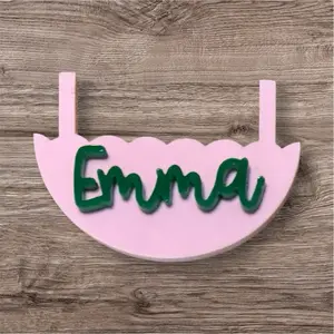 Tumbler Nameplate-Freesip lid 16, 24, 32 & 40oz - Enter name in order comments accessory