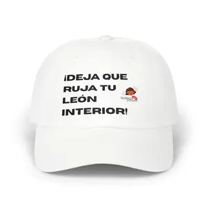 ¡Deja que ruja tu león interior! Dad Cap | Spanish Motivational Baseball Hat