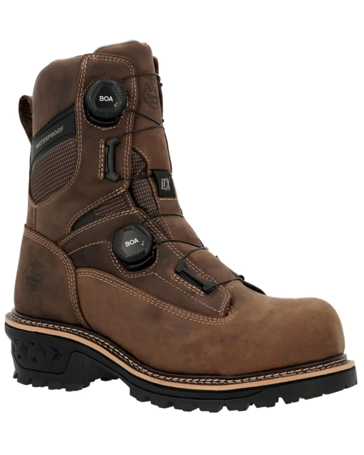 Georgia Boot Men's Men'S 9" Ltx Waterproof Boa Logger Work Composite - Gb00732