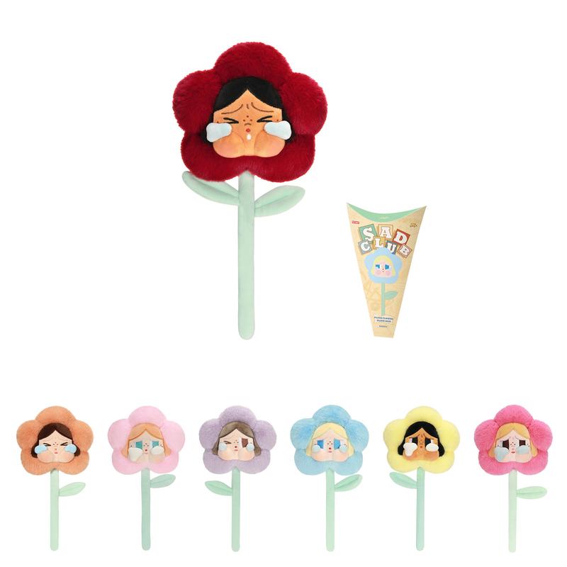 POP MART CRYBABY Sad Club Series Plush Flower Blind Box, Collectible Toys, Valentine’s Day Gifts