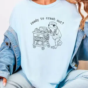 Funny Frog Nurse Shirt, Unhinged RN LPN Tee, Nursing Practitioner Student Graduate T-Shirt, Gift for ICU er Nurses Shirts 1