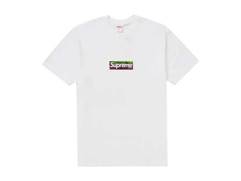 Supreme Men's Los Angeles Fire Relief Box Logo Tee White, from StockX