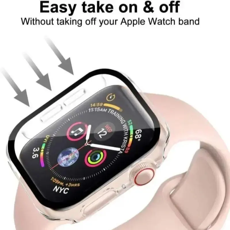 2‑Pack Tempered Glass Watch Screen Protector, High‑Definition Durable Protective Film Fits 38‑49mm | Anti‑Scratch Replacement Tech‑Accessory Compatible for iWatch Series1‑11 Ultra3 SE2, Reliable Shield for Sports and Outdoor Activities