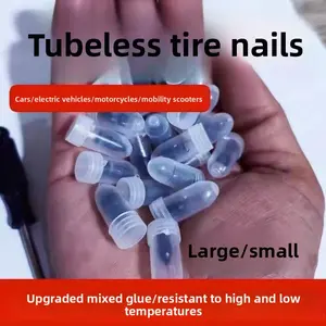 Tire Repair Rubber Nail Kit, Tire Repair Nail Kit, Puncture Repair Kit, Comes with Box and Screwdriver, Quick Self Service Tire Repair Tool, Suitable for Cars, Trucks, and Tractors