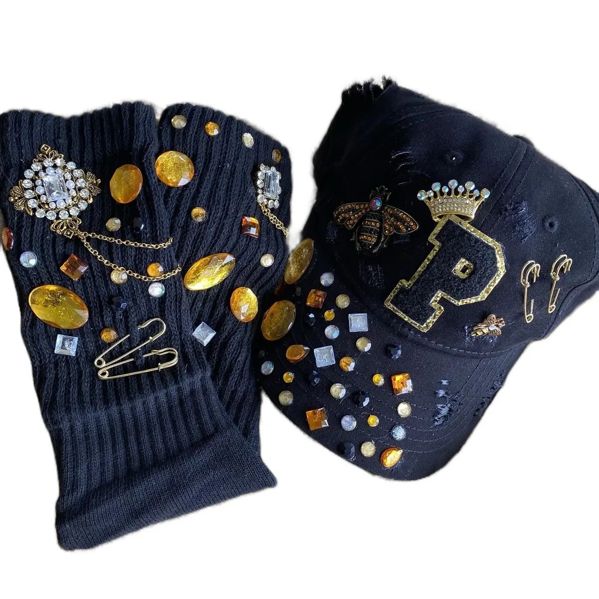 Bling Hat and Socks Set for Women - Customizable dandy hats prices