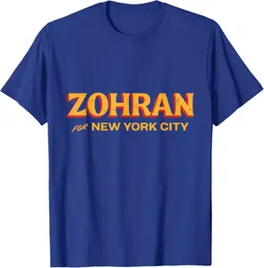 Zohran Mamdani T-Shirt – Progressive Tee for Men & Women, Oversized - Sizes S to 5XL, Gift for Him & Her
