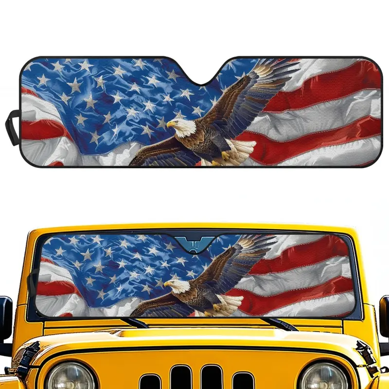 Patriotic USA American Bald Eagle Antenna Topper - Car Truck SUV Auto Accessory