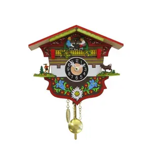 Alexander Taron  Engstler Cuckoo Clocks - House with Flower Patterns