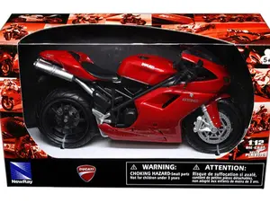 New Ray 1:12 Ducati 1198 (Red) Motorcycles Model Collectible Toy