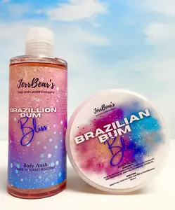 JerrBear's - Body Balm Glaze & Body Wash Duo - Limited Edition  Scented Cleansing