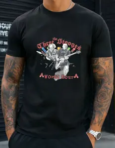 Three Fools Vintage Rock Band Heavyweight T-Shirt