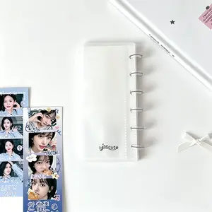 Clear Photo Booth Frame – 20 Pages for 2x6 inch Photo Strips, Tickets & Mementos, PP Material, Perfect Gift for Weddings, Anniversaries & Special Moments