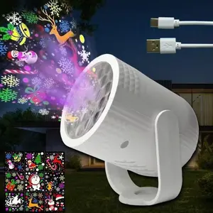 【Freeship】Christmas Projector Lights Outdoor/Indoor, Led Lights Projector Waterproof for Christmas Decorations, Holiday Projector for Xmas, Holiday Decorative Lights