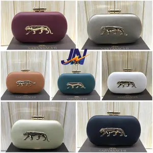 Sabyasachi Plain Clutch with Dust Bag - High-Quality Material, Intricate Design, Spacious Interior, Available in Various Colors