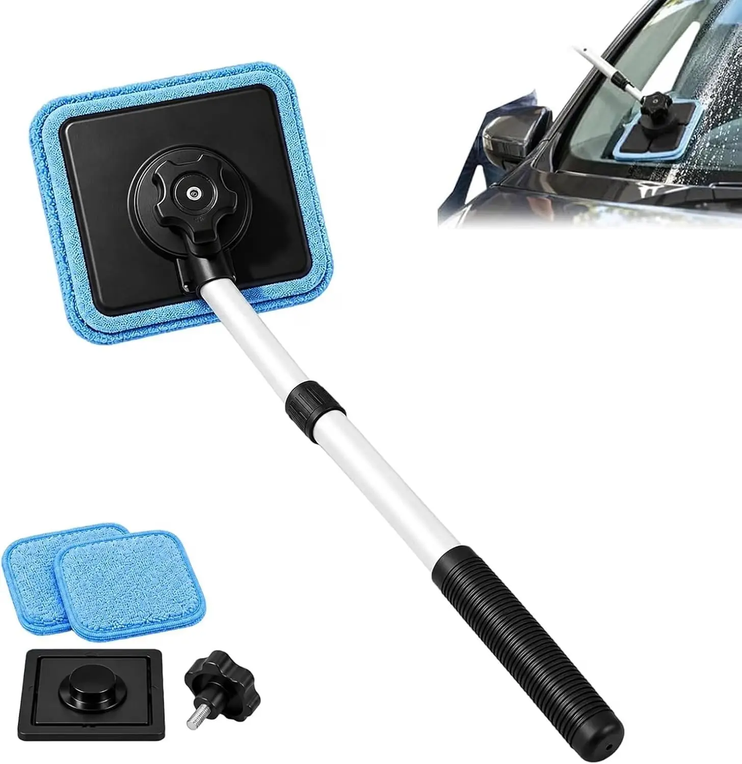 Dual Magnetic Car Windshield Cleaner, Dual Side Car Glass Cleanerm Double Sided, Streak-Free, Car Windshields & Glass, Keep Your Windshield Clear During Daily Drives, Road Trips