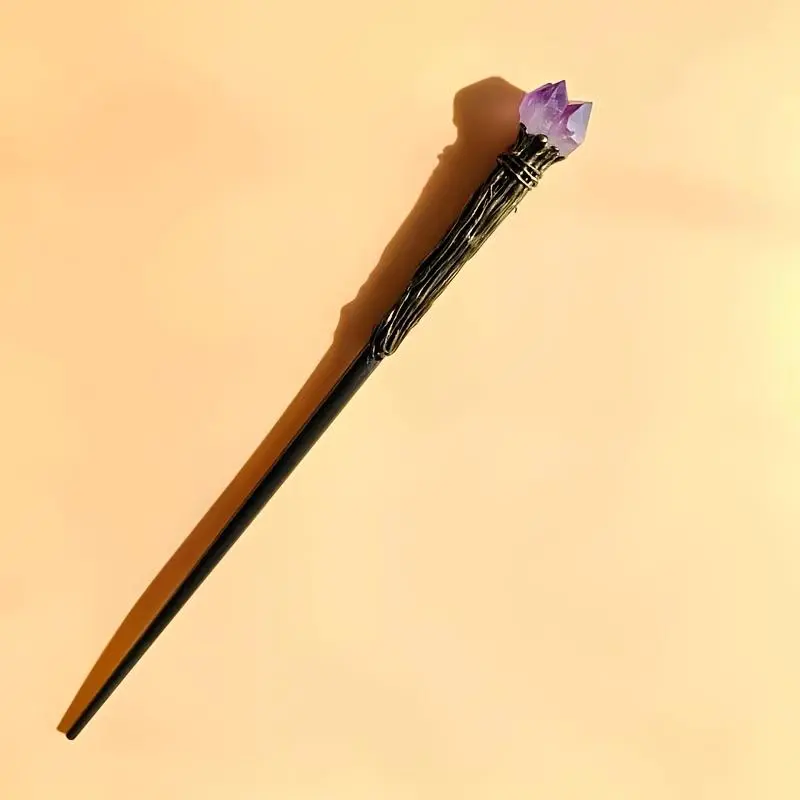 Purple CrYstal Sprout Magic Wand