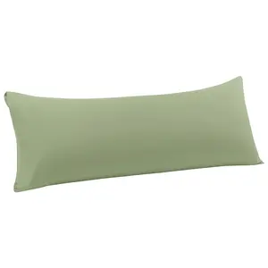 PiccoCasa Body Pillowcase Brushed Microfiber Body Pillow Cover, (20"x48") Sage