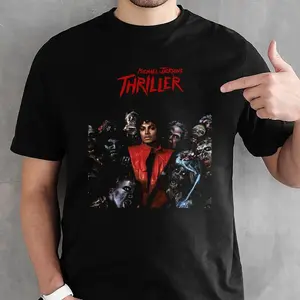 Vintage 90s Michael Jackson Thriller Shirt, Gift For Fans
