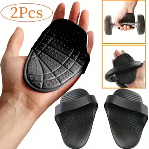 2 anti-wear lifting grip pads, texture support, durability, exercise and fitness dumbbell silicone gloves anti-wear cocoon anti-slip horizontal bar iron training Workout Accessories