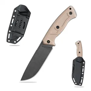 SDOKEDC Knives 14C28N Steel Fixed Blade Knife with kydex sheath G10 Handle for Men EDC Outdoor Camping Survival