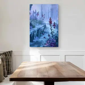 MWW C1MP203089RFWL 20x30 in. Metal Photo Print, Valley of Ice White, Artistic Lightweight Aluminium, Elegant Home Decor Wall Artwork